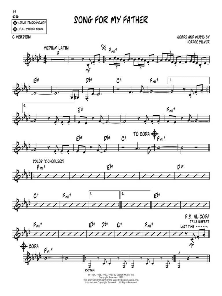 Jazz Play Along vol. 36: Horace Silver