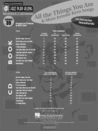 Jazz Play Along vol. 39: All The Things You Are & More