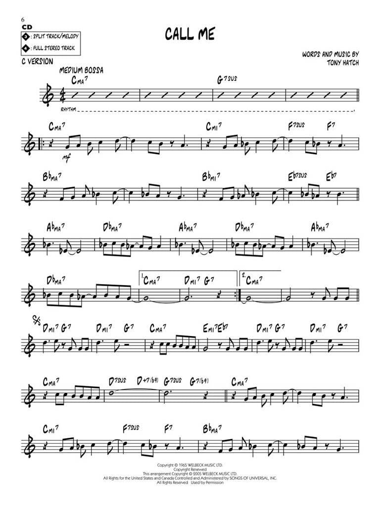 Jazz Play Along vol. 40: Bossa Nova - 10 Latin Jazz Favorites