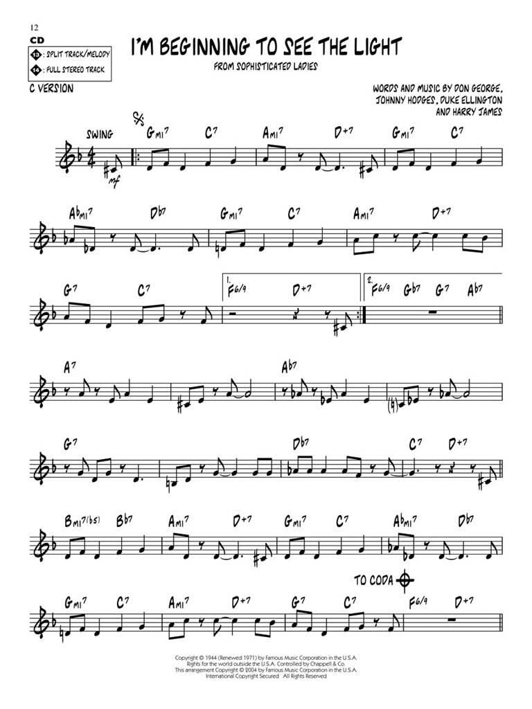 Jazz Play Along vol. 41: Classic Duke Ellington