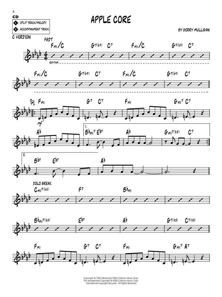 Jazz Play Along vol. 43: Gerry Mulligan Classics