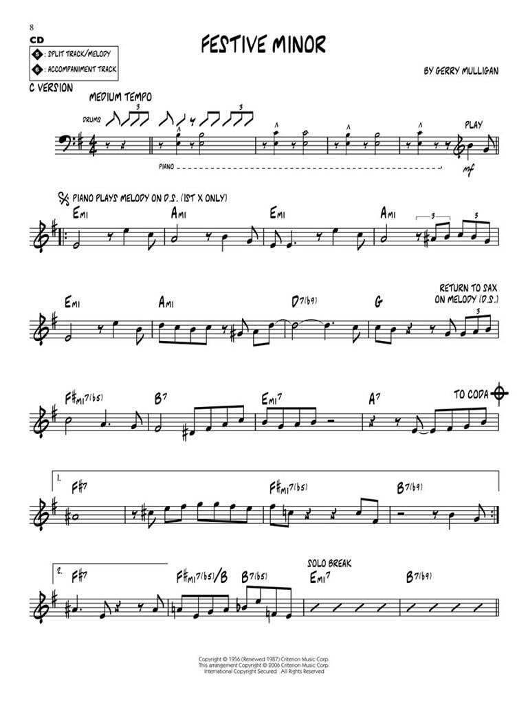 Jazz Play Along vol. 43: Gerry Mulligan Classics