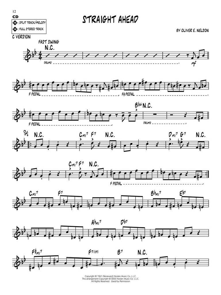 Jazz Play Along vol. 44: Oliver Nelson