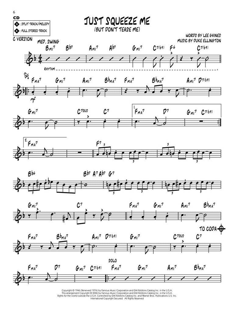 Jazz Play Along vol. 54: Moonlight in Vermont & Other Great Stand