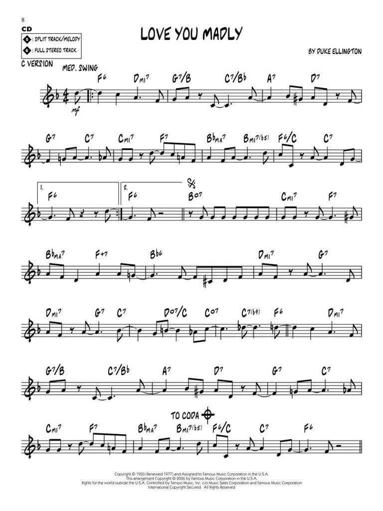 Jazz Play Along vol. 54: Moonlight in Vermont & Other Great Stand