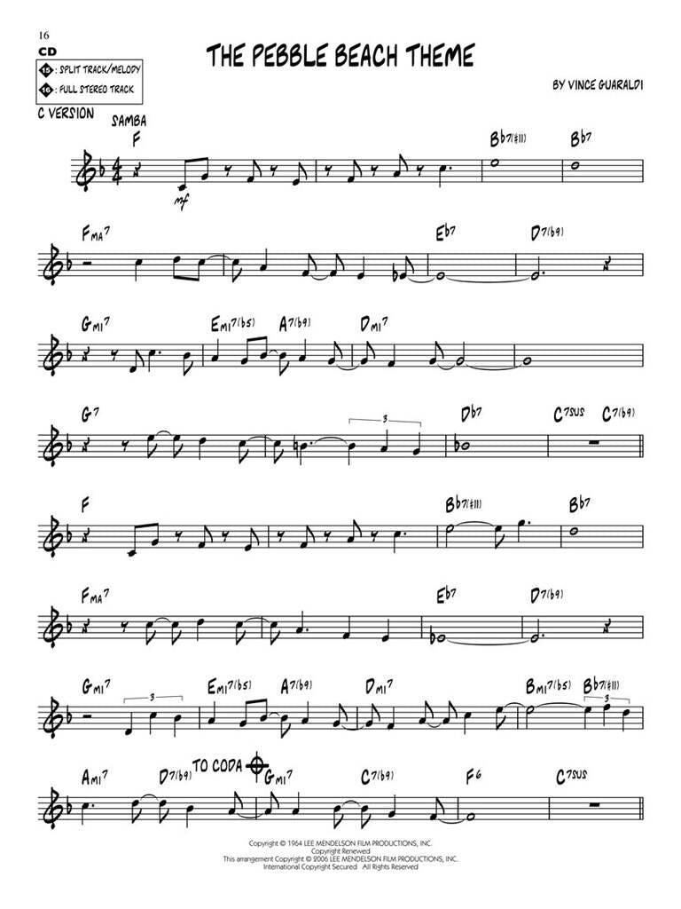 Jazz Play Along vol. 57: Vince Guaraldi