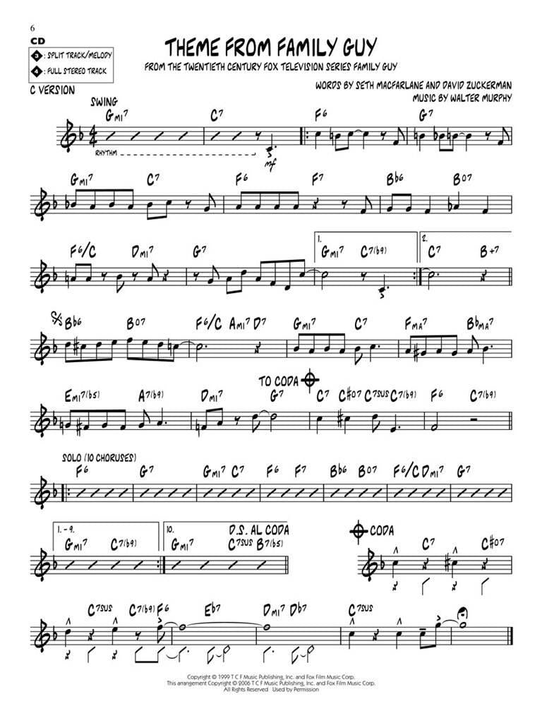 Jazz Play Along vol. 64: TV Tunes