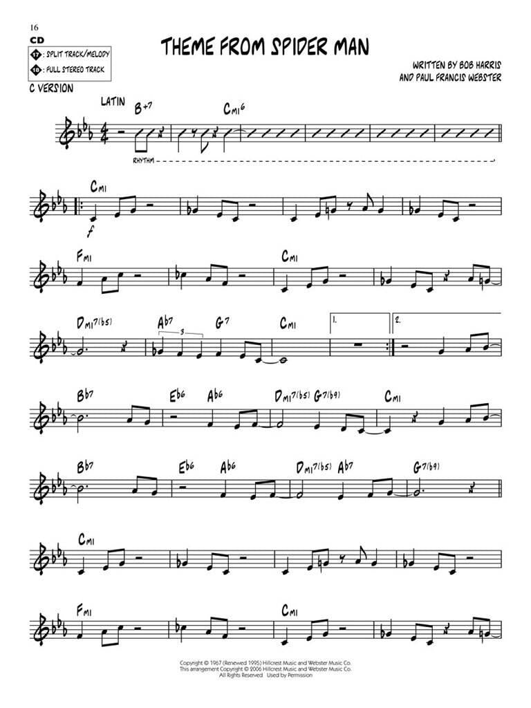 Jazz Play Along vol. 64: TV Tunes