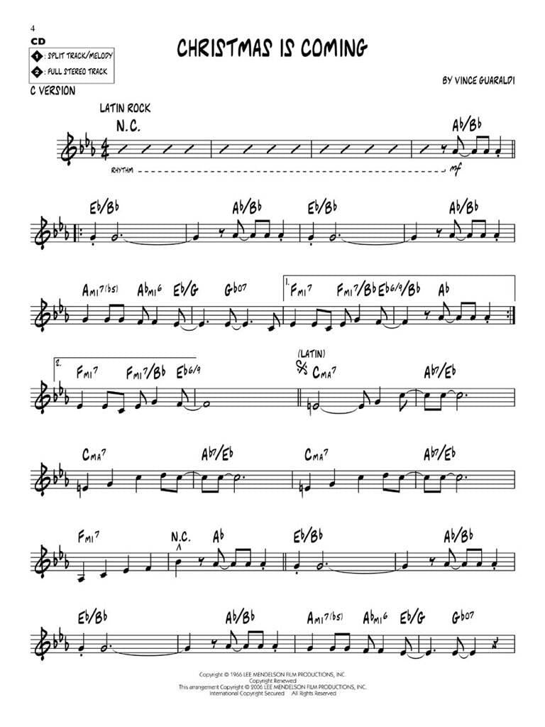 Jazz Play Along vol. 66: A Charlie Brown Christmas