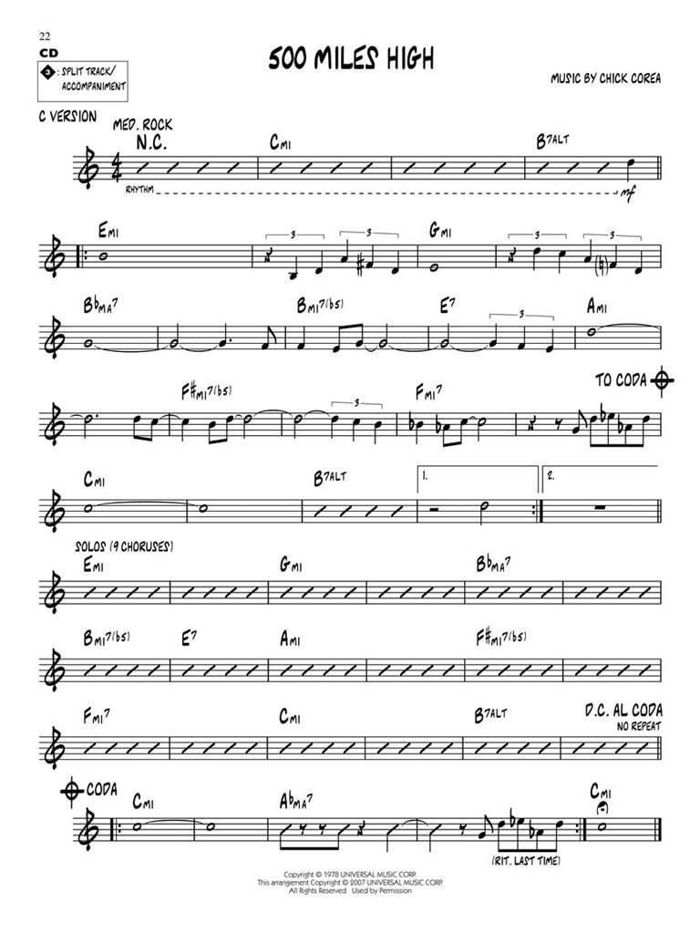 Jazz Play Along vol. 67: Chick Corea