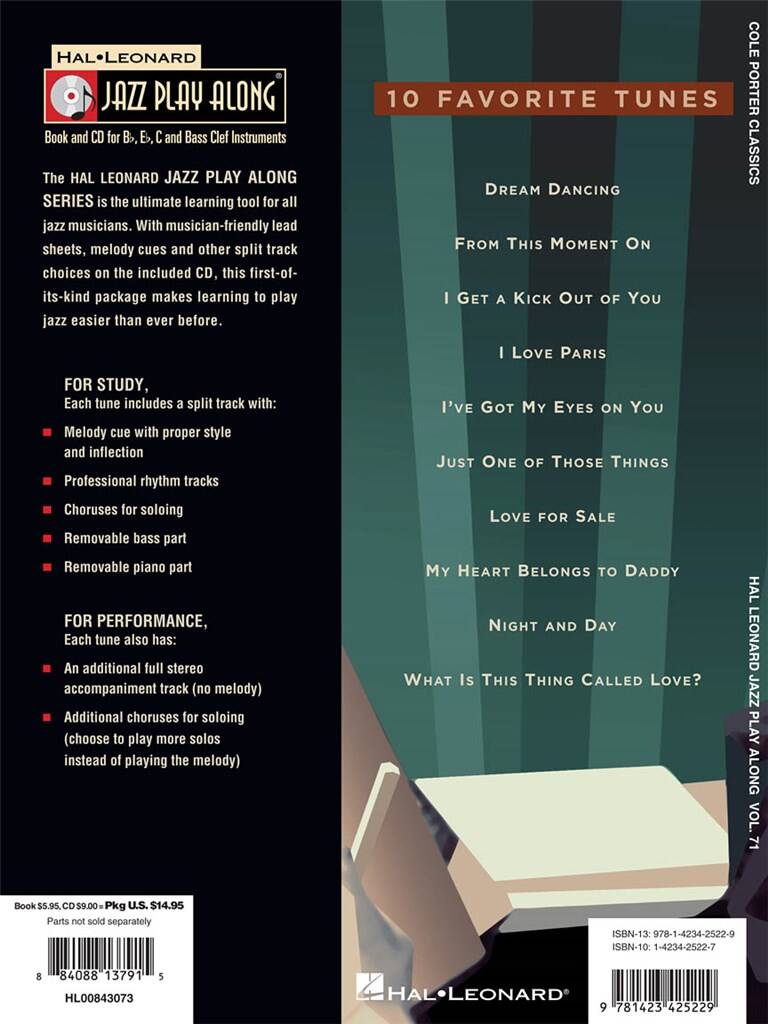 Jazz Play Along vol. 71: Cole Porter Classics