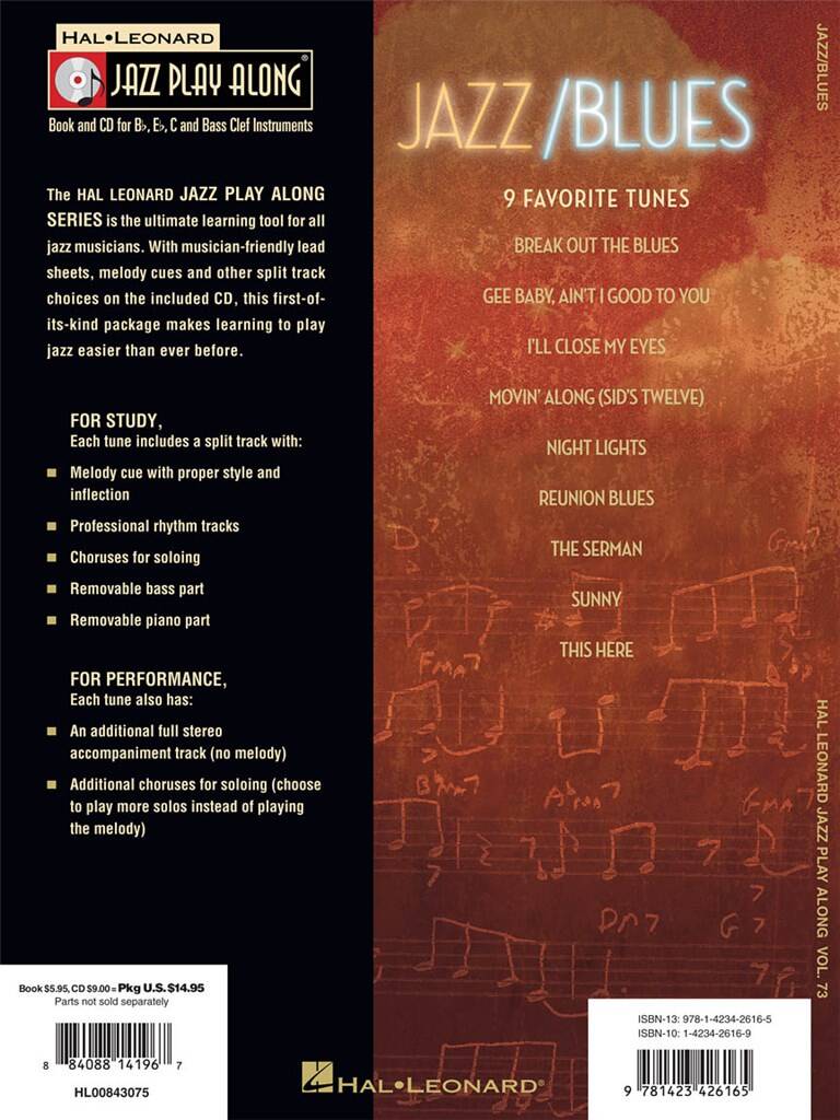 Jazz Play Along vol. 73: Jazz/Blues