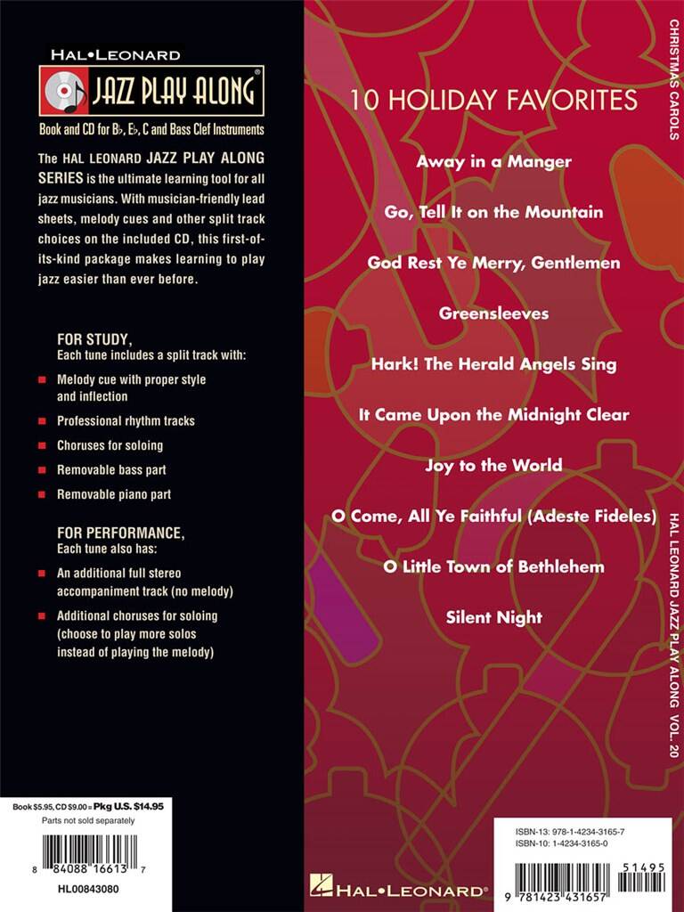 Jazz Play Along vol. 20: Christmas Carols
