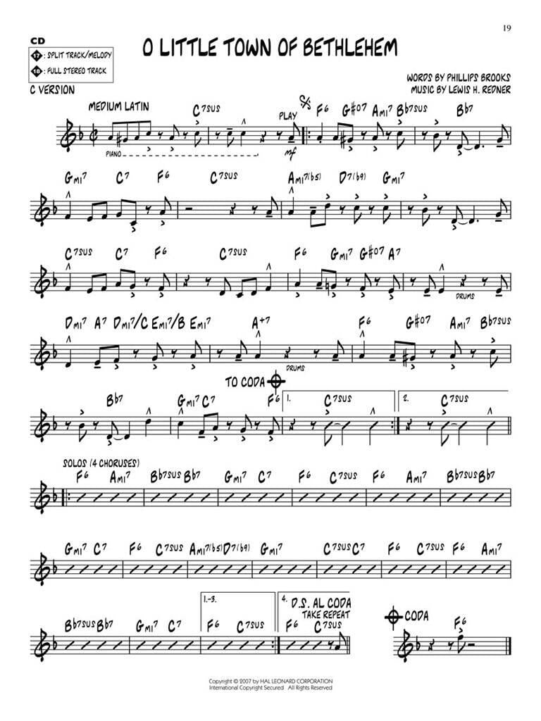 Jazz Play Along vol. 20: Christmas Carols