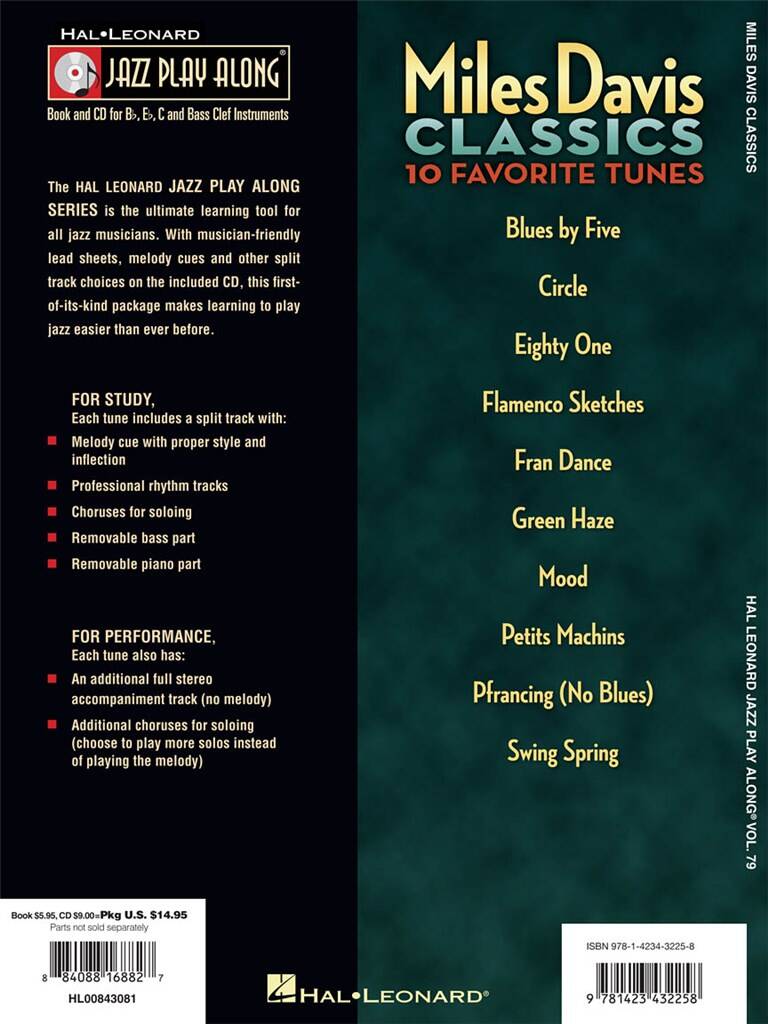 Jazz Play Along vol. 79: Miles Davis Classics