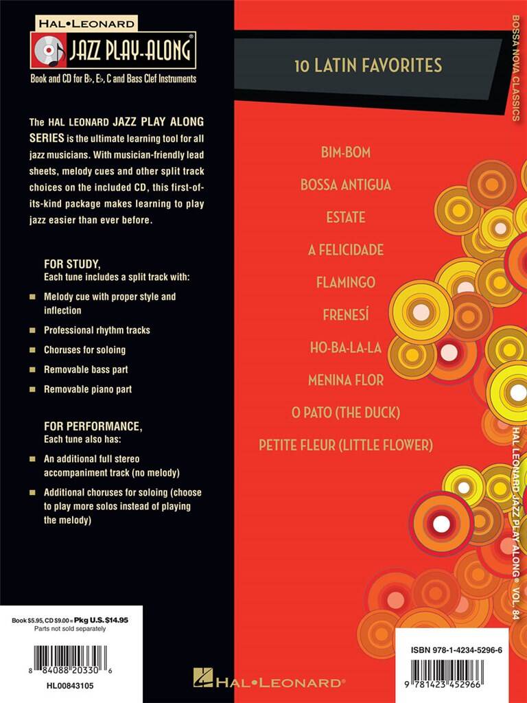 Jazz Play Along vol. 84: Bossa Nova Classics