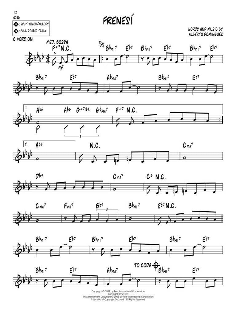 Jazz Play Along vol. 84: Bossa Nova Classics