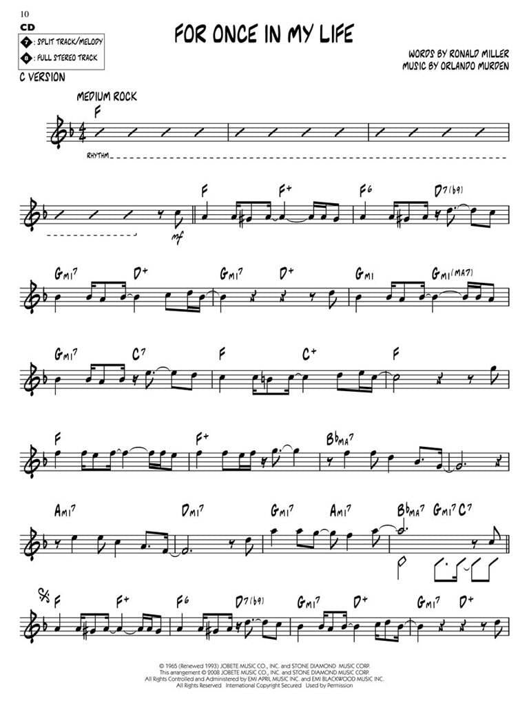 Jazz Play Along vol. 107: Motown Classics