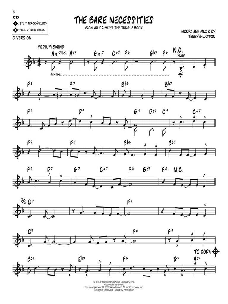 Jazz Play Along vol. 93: Disney Favorites