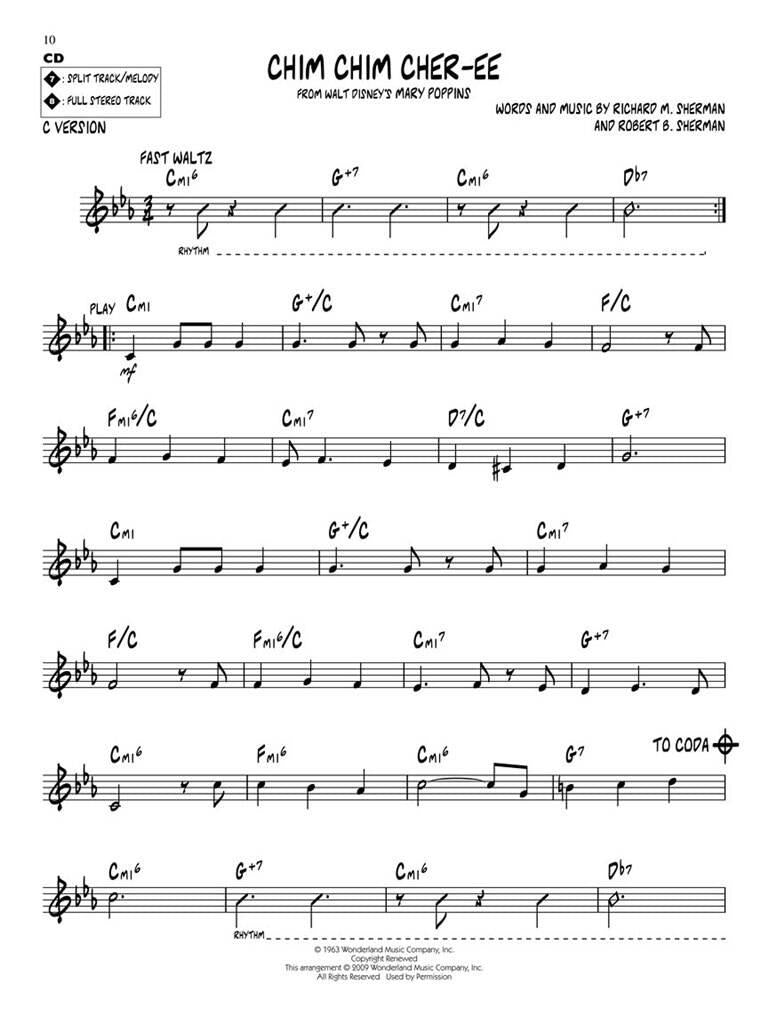 Jazz Play Along vol. 93: Disney Favorites