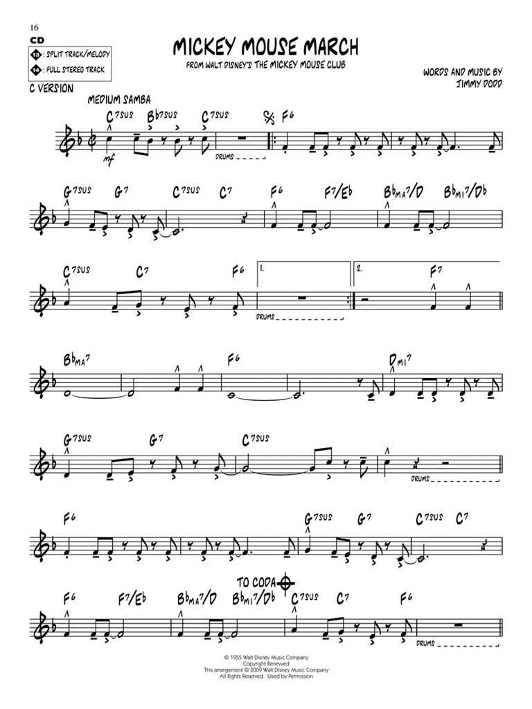 Jazz Play Along vol. 93: Disney Favorites