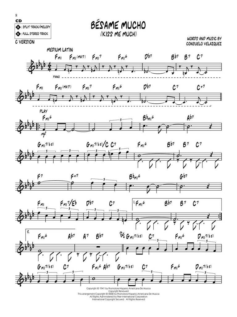 Jazz Play Along vol. 96 Latin Jazz Standards