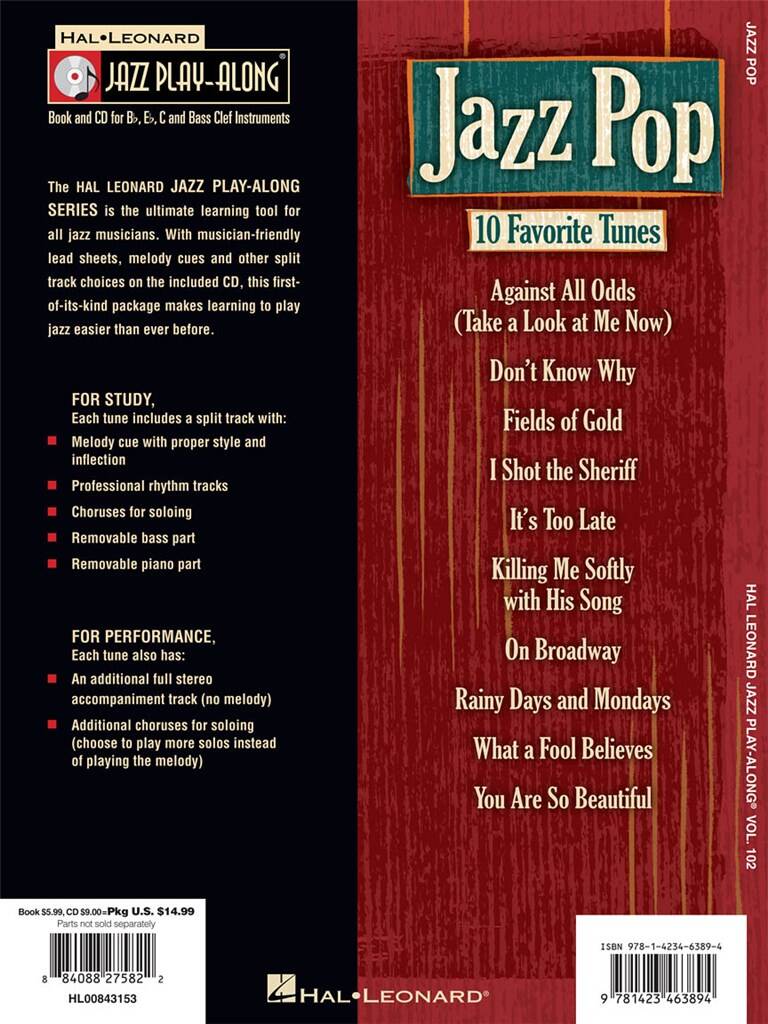 Jazz Play Along vol. 102: Jazz Pop