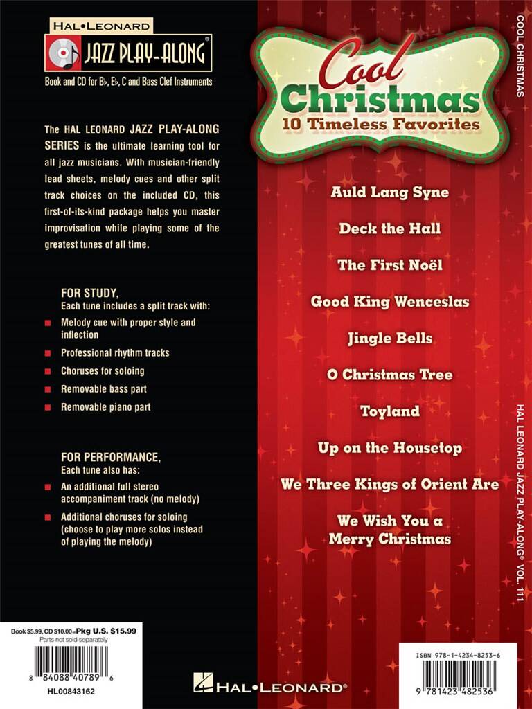 Jazz Play Along vol. 111: Cool Christmas