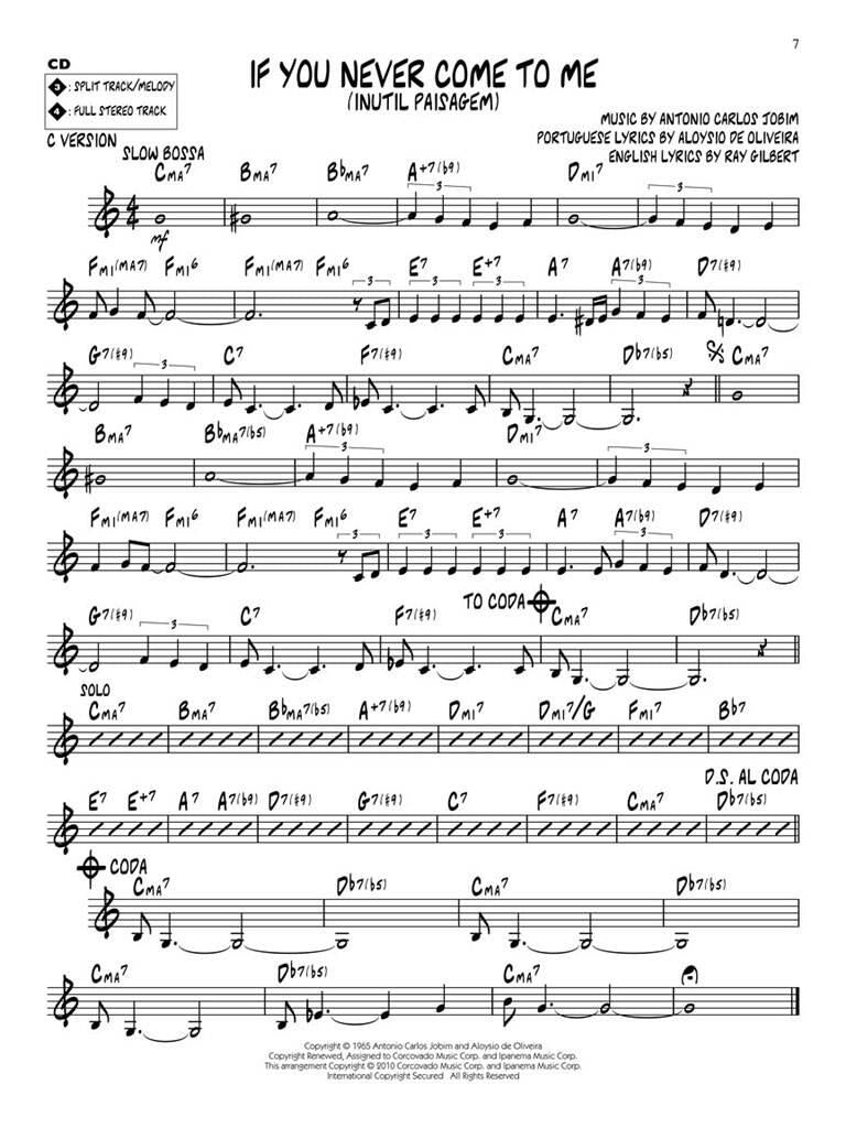 Jazz Play Along vol. 117: Antonio Carlos Jobim - More Hits