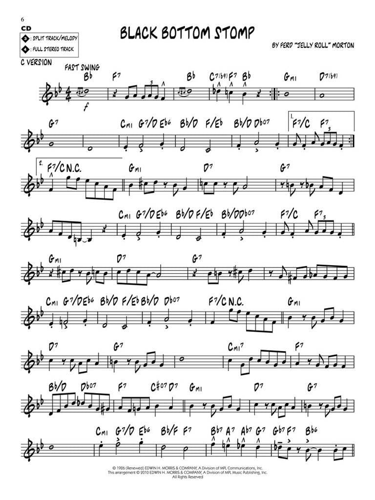 Jazz Play Along vol. 119: Jelly Roll Morton