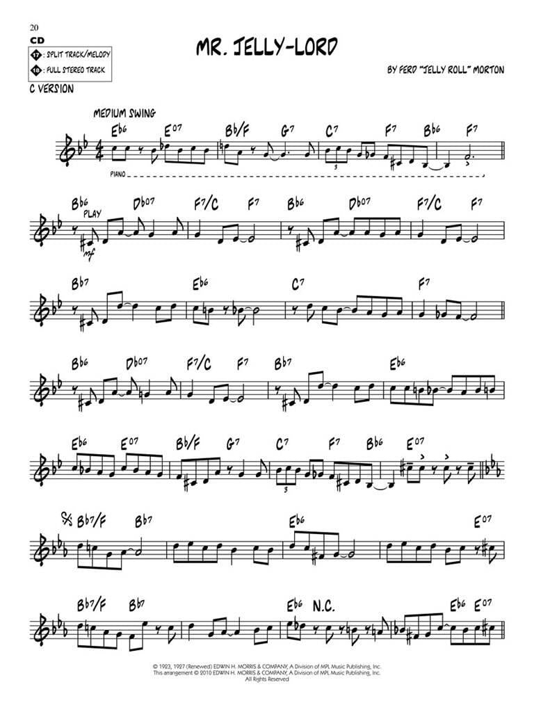 Jazz Play Along vol. 119: Jelly Roll Morton