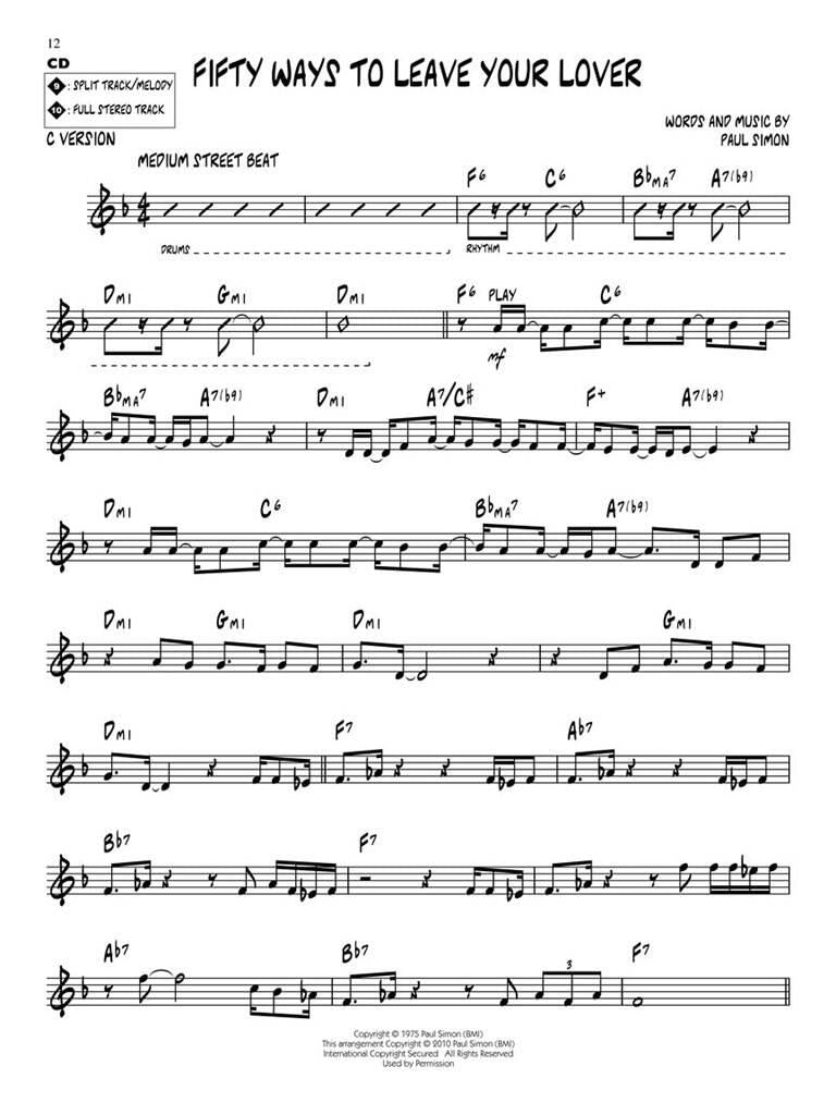 Jazz Play Along vol. 122: Paul Simon