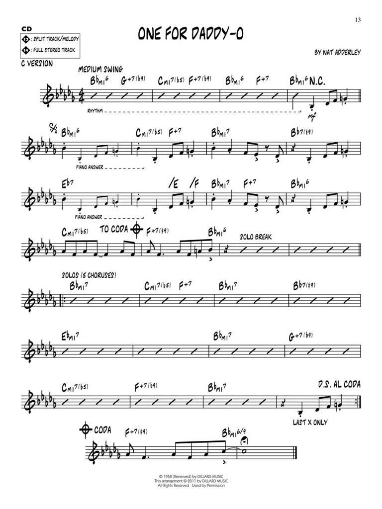 Jazz Play Along vol. 136: Nat Adderly