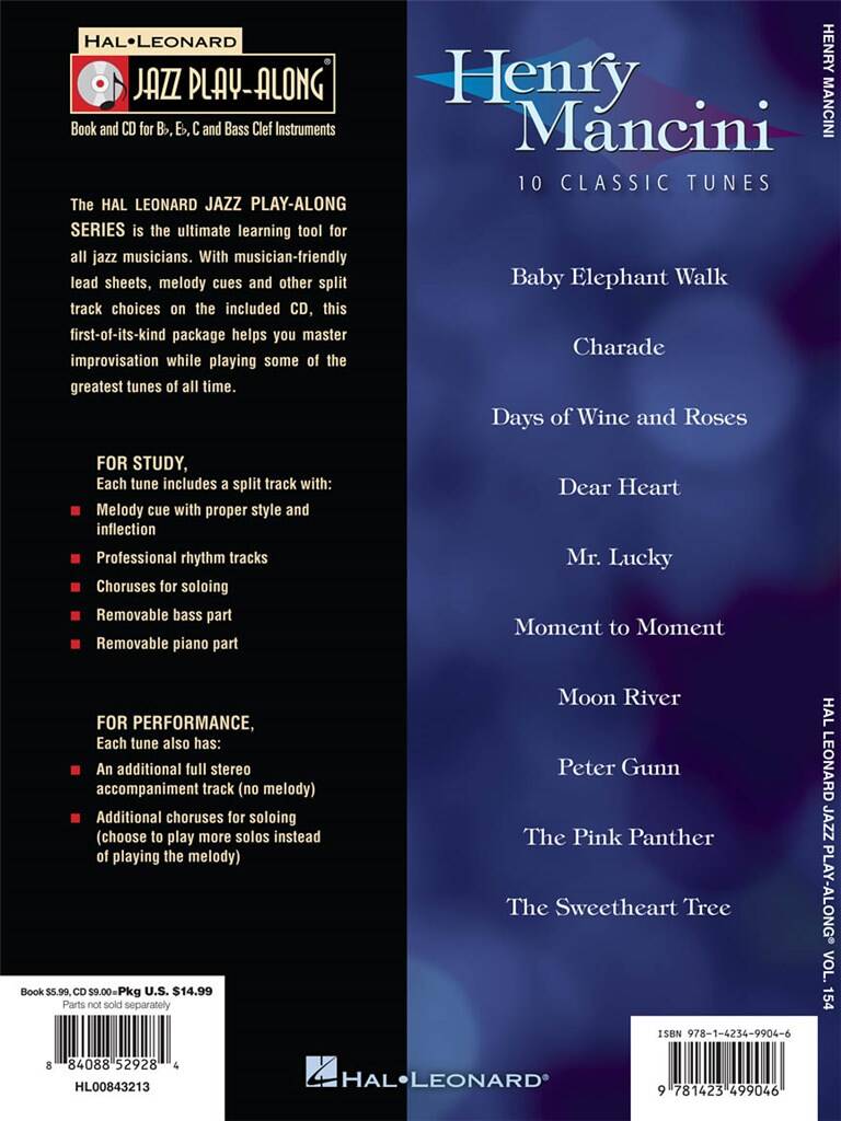 Jazz Play Along vol. 155: Henry Mancini