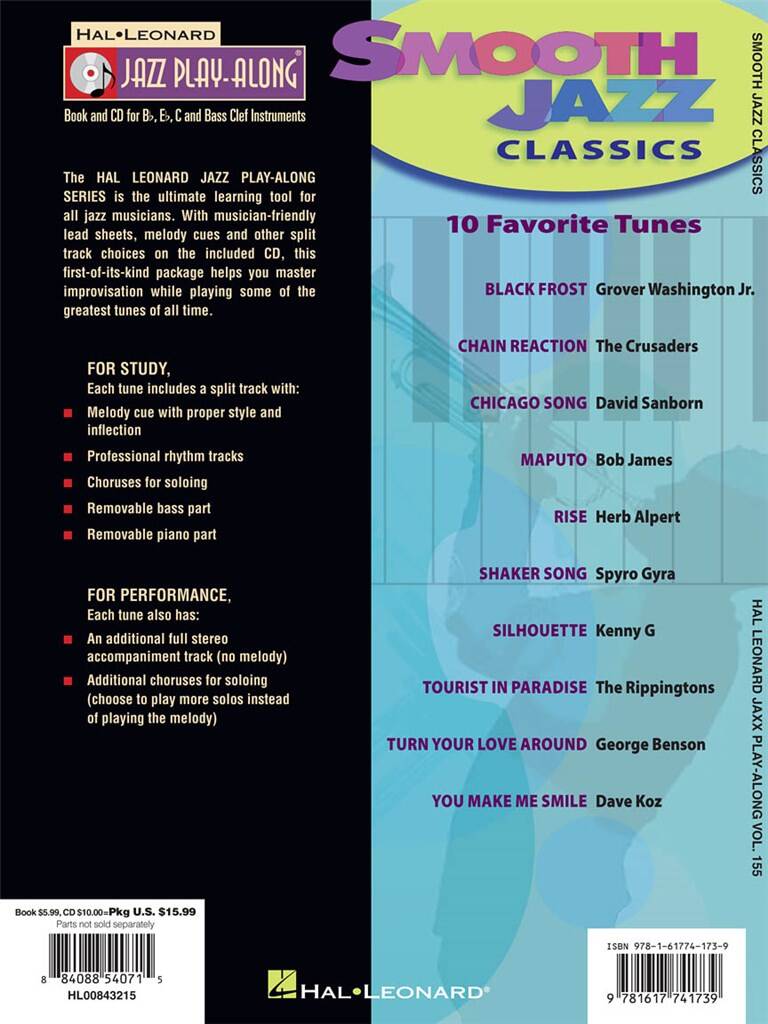 Jazz Play Along vol. 155: Smooth Jazz Classics