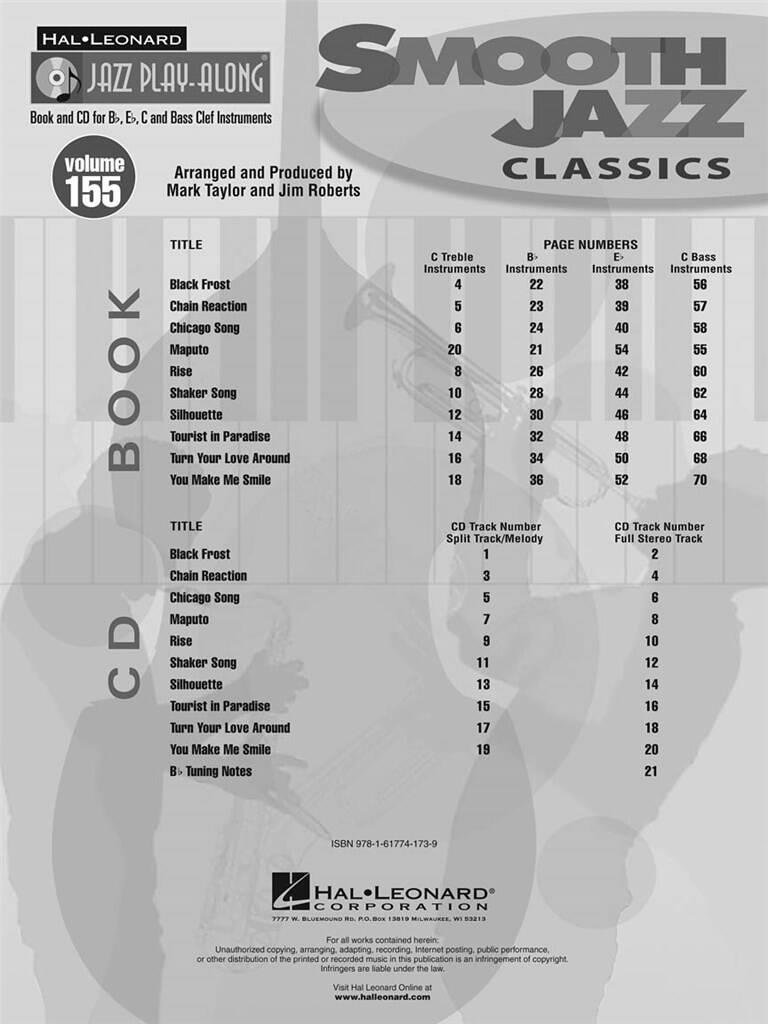 Jazz Play Along vol. 155: Smooth Jazz Classics