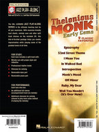 Jazz Play Along vol. 156: Thelonious Monk - Early Gems