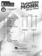 Jazz Play Along vol. 156: Thelonious Monk - Early Gems
