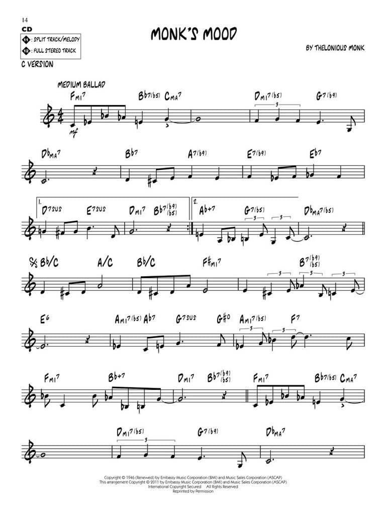 Jazz Play Along vol. 156: Thelonious Monk - Early Gems