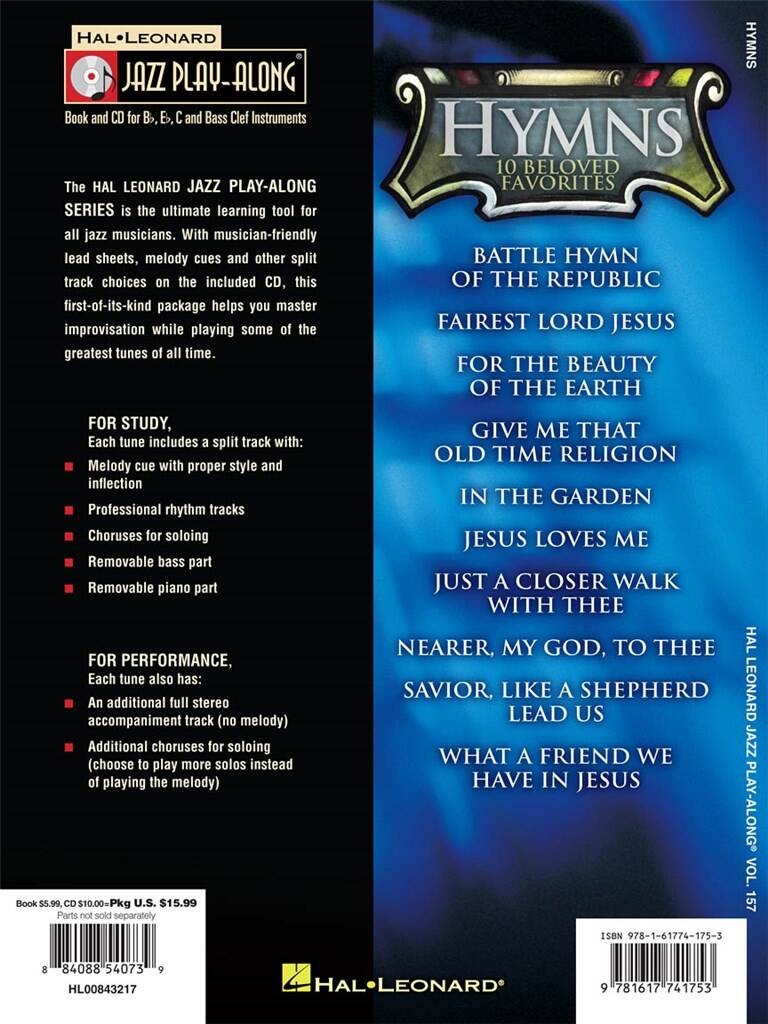 Jazz Play Along vol. 157: Hymns