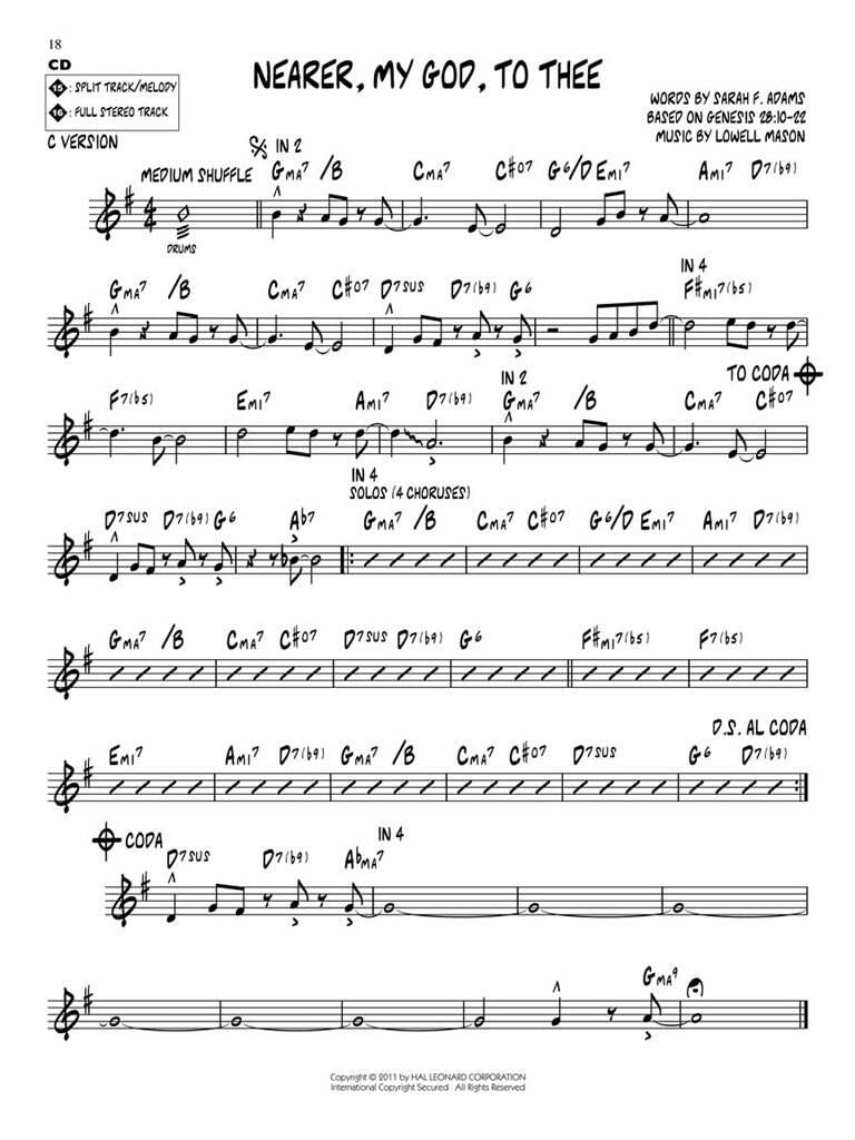 Jazz Play Along vol. 157: Hymns