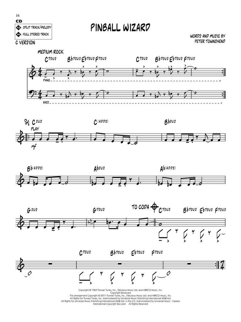 Jazz Play Along vol. 158: Jazz Covers Rock