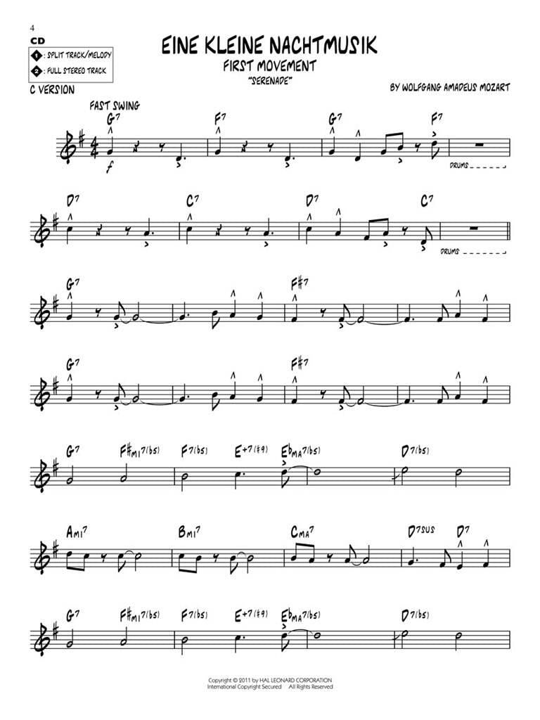 Jazz Play Along vol. 159: Mozart