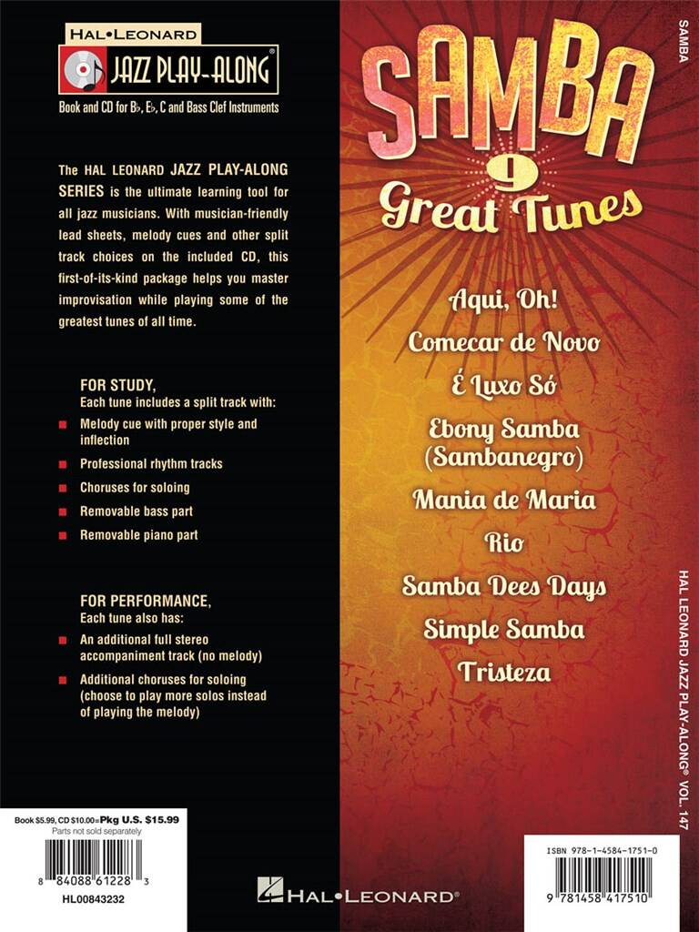 Jazz Play Along vol. 147: Samba