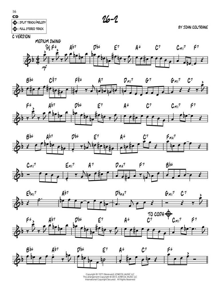 Jazz Play Along vol. 148: John Coltrane – Favorites