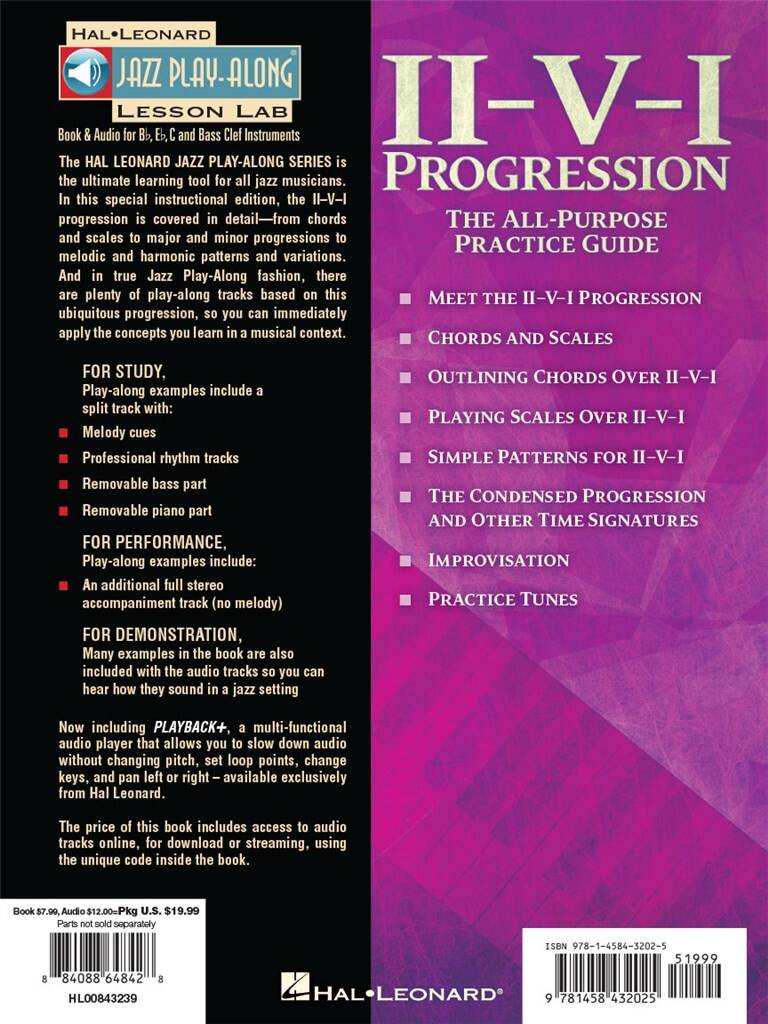 Jazz Play Along vol. 177: The II-V-I Progression