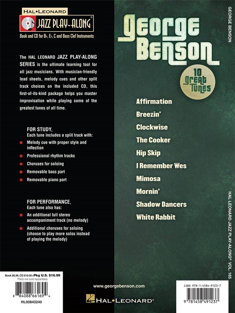 Jazz Play Along vol. 165: George Benson