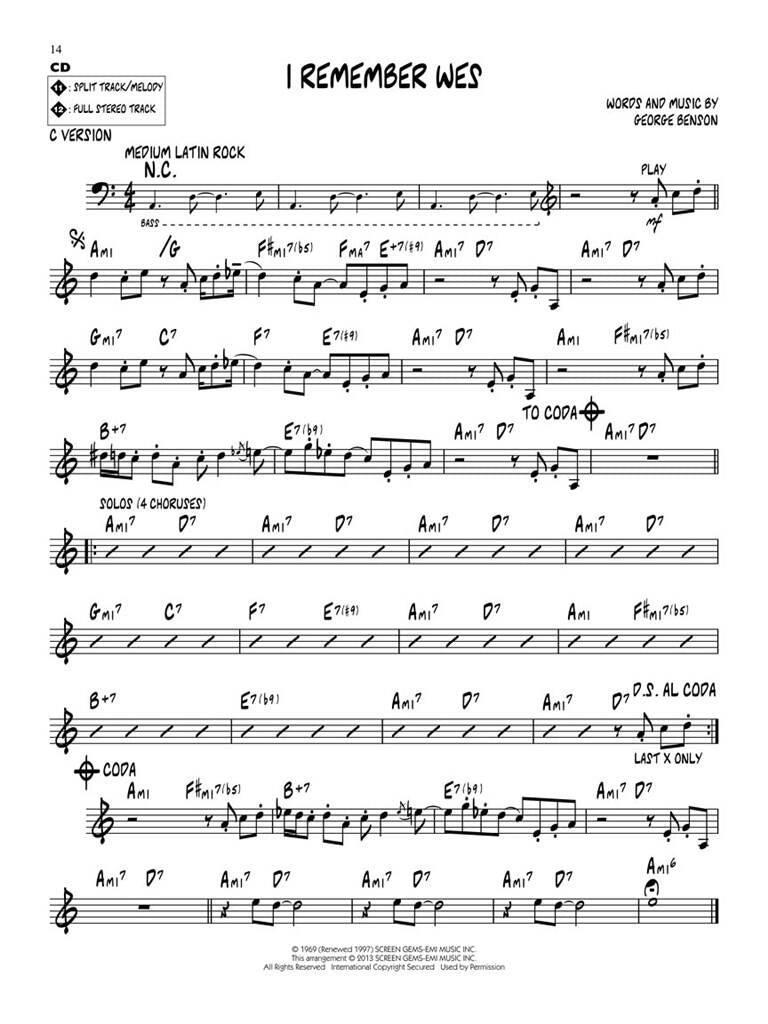 Jazz Play Along vol. 165: George Benson