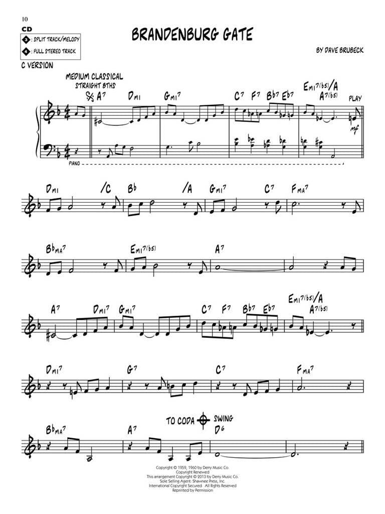 Jazz Play Along vol. 161: Dave Brubeck