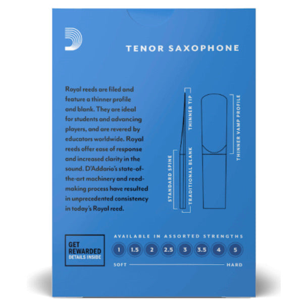 D'Addario Royal tenorsax riet per stuk